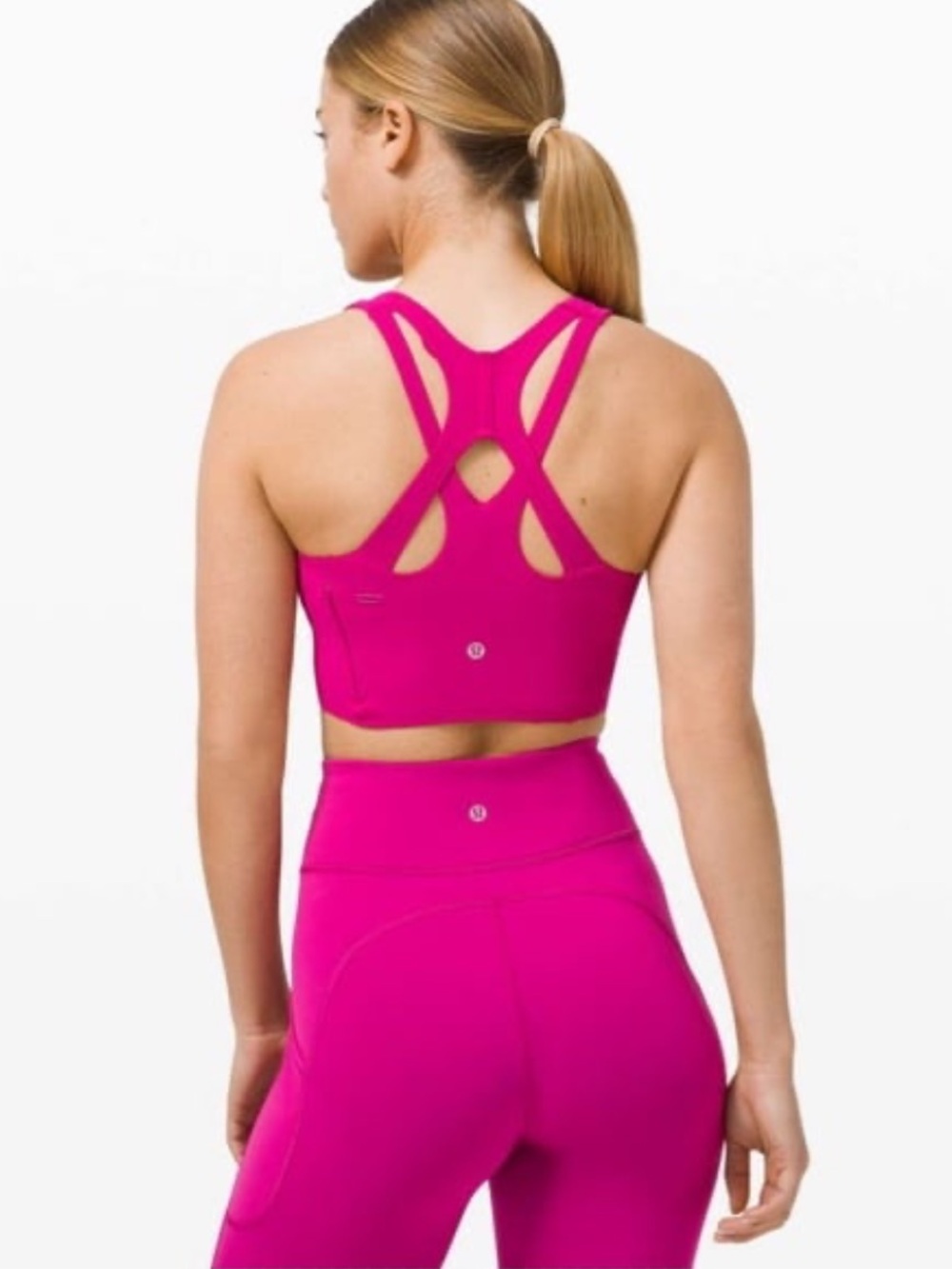 NWT/NWOT Lululemon Matching Ripened Raspberry Set. Size Top 8/ Bottom 6 - Picture 8 of 11